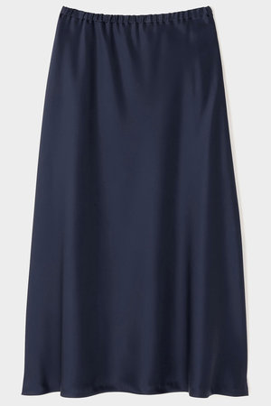 ル フィル/LE PHILのクラシックサテンスカート(110700/110703)