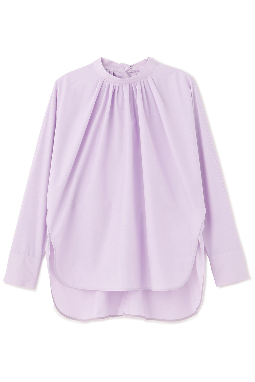 ル フィル/LE PHILの【予約販売】タイプライターバックボタンブラウス(パープル/5346110013)