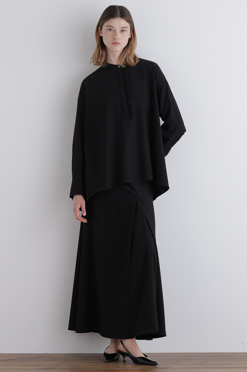 LE PHIL(ル フィル)｜【予約販売】2WAYツイルドレープブラウス