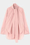 コンパクトナイロンボウタイブラウス ル フィル/LE PHIL ピンク