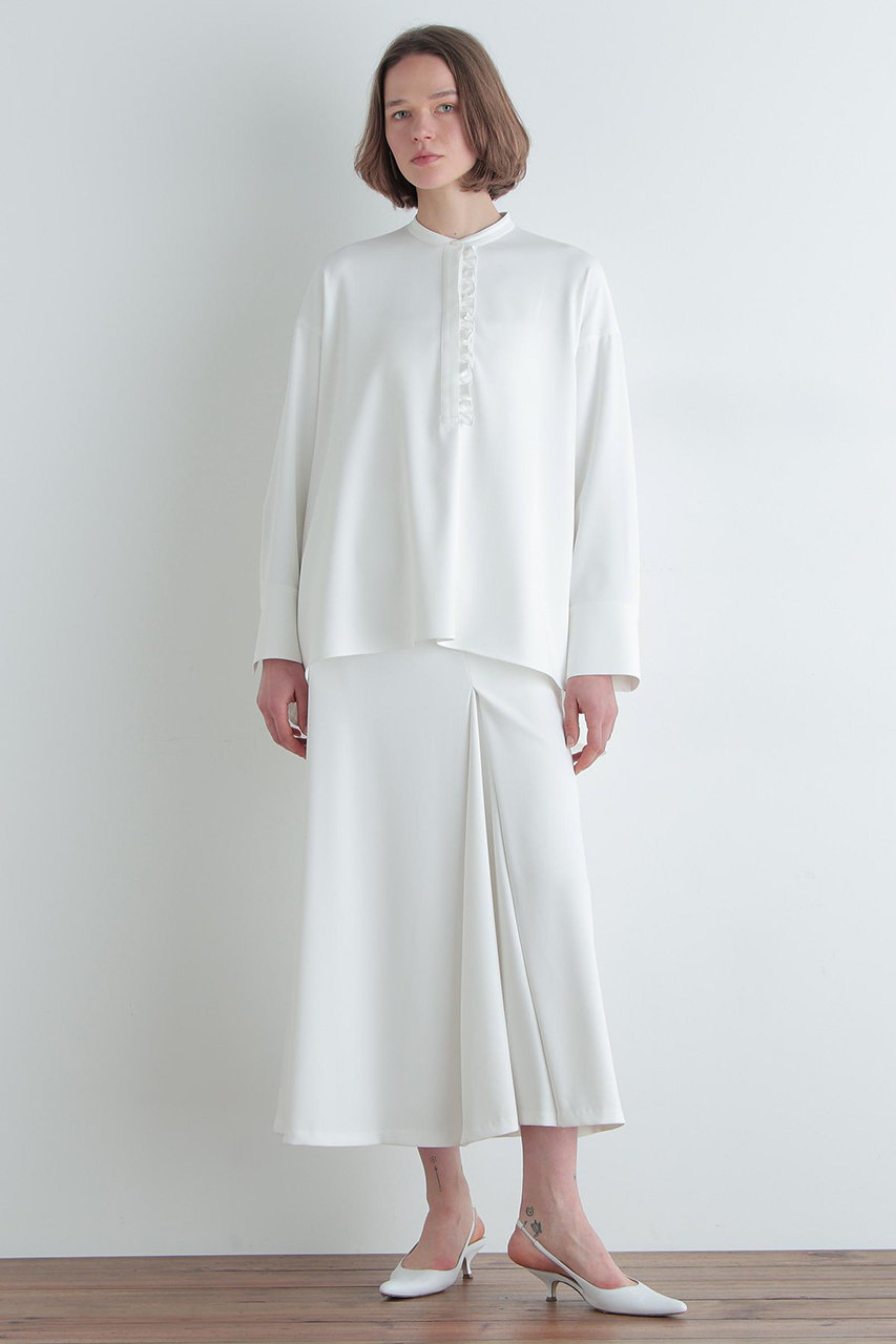 エルト LE PHIL(ル フィル)｜2WAYツイルマーメイドスカート/ホワイト の通販