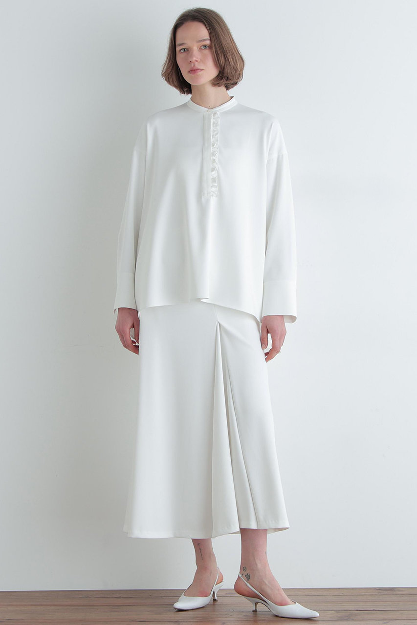 エルト LE PHIL(ル フィル)｜2WAYツイルマーメイドスカート/ホワイト の通販