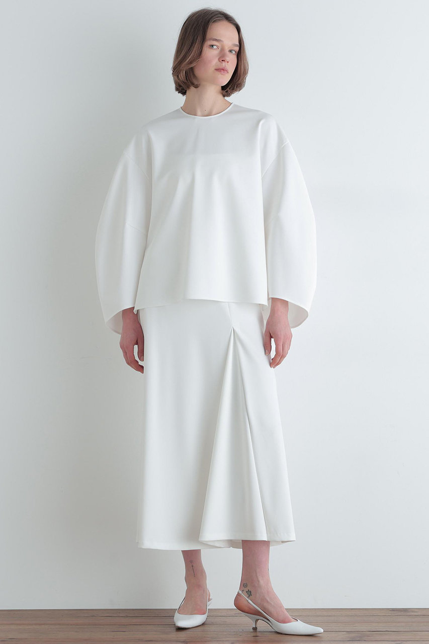 ilmlLE PHIL ルフィル　 スカート　ロングスカート　レディース LE PHIL(ル フィル)｜2WAYツイルマーメイドスカート/ホワイト の通販