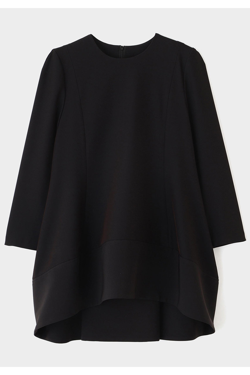 LE PHIL ブラック フレアシャツ LE PHIL(ル フィル)｜【予約販売】2WAYツイルフレアブラウス/ブラック