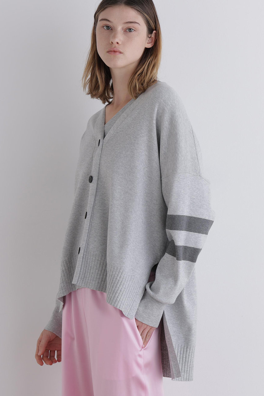 LE PHIL(ル フィル)｜オーバーサイズカーディガン/グレー の通販