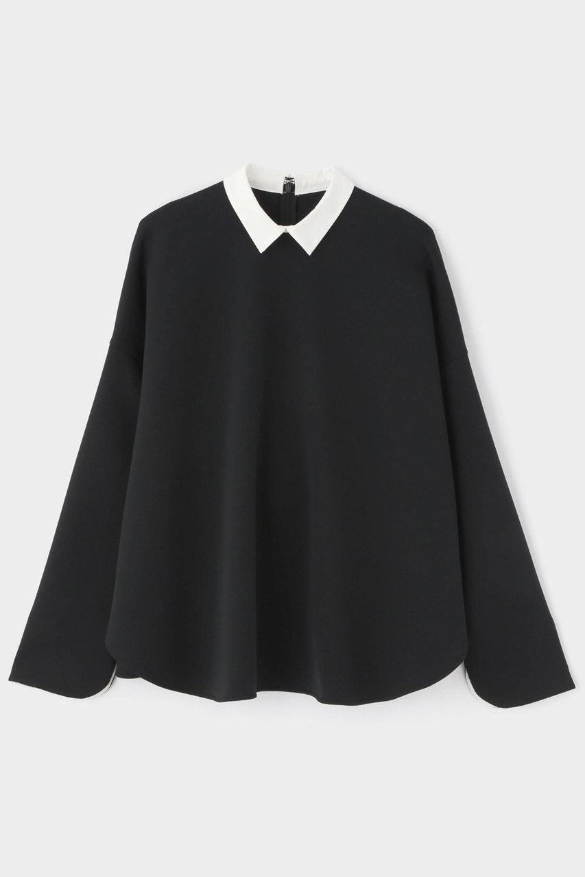 【LE PHIL】スキューバーダンボールブラウス　ブラック LE PHIL(ル フィル)｜【予約販売】スキューバーダンボールブラウス