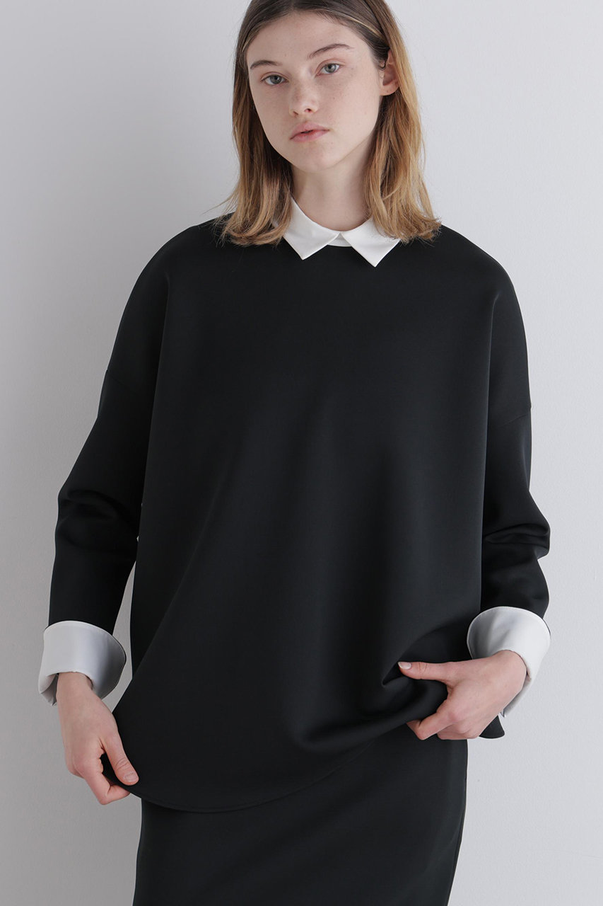 【LE PHIL】スキューバーダンボールブラウス　ブラック LE PHIL(ル フィル)｜【予約販売】スキューバーダンボールブラウス