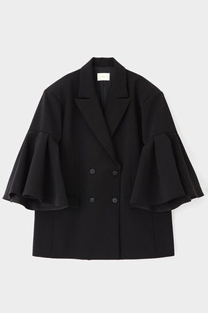 ル フィル/LE PHILの【予約販売】コンフォートダブルクロスフレア袖ジャケット(110800/110801)