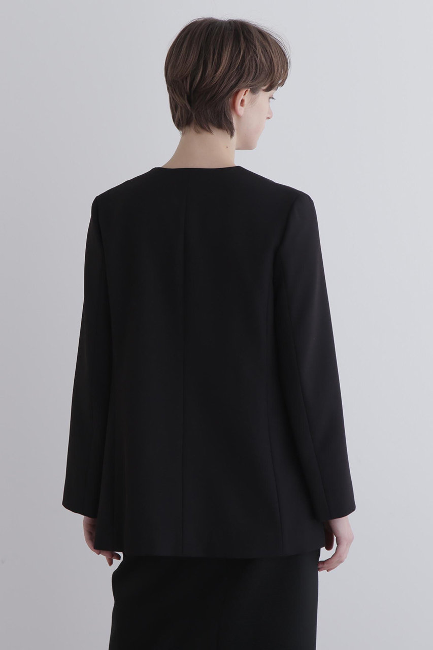 LE PHIL(ル フィル)｜2WAYツイルスリットジャケット/ブラック の通販