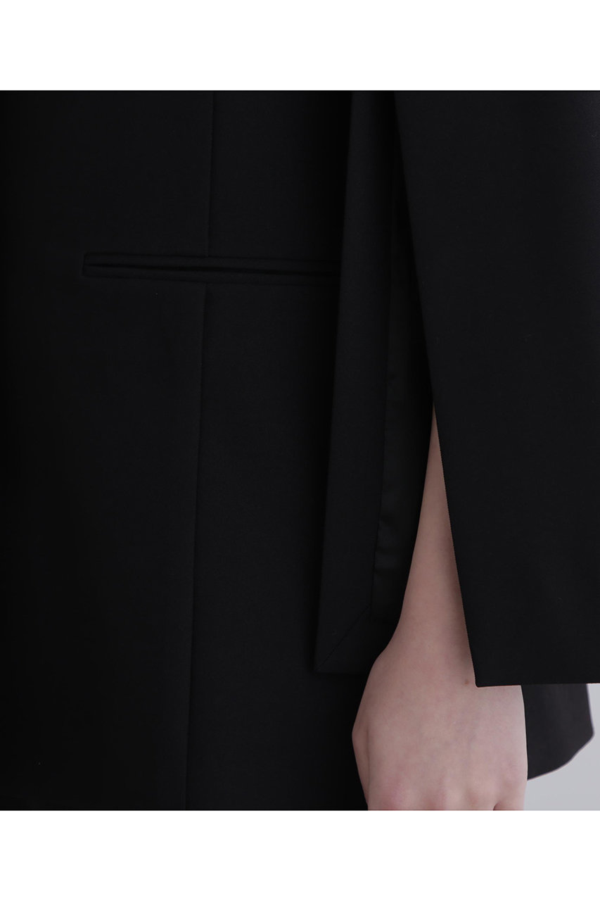 LE PHIL(ル フィル)｜2WAYツイルスリットジャケット/ブラック の通販