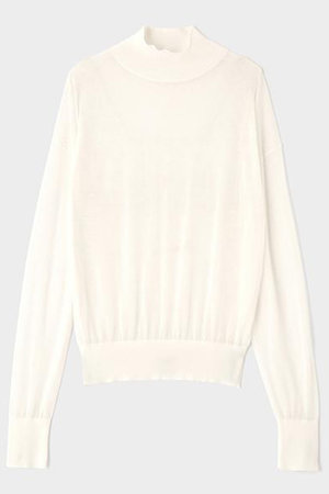 ル フィル/LE PHILの【予約販売】ハイネックシアーニット(110300/110301)