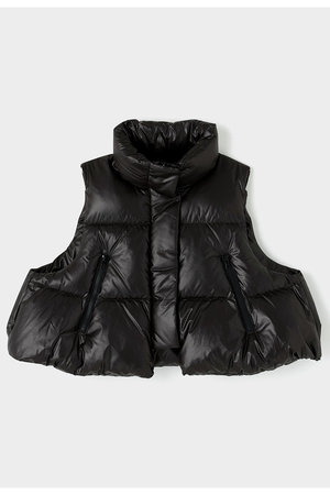 ル フィル/LE PHILのリバーシブルボリュームダウンベスト(110800/110801)