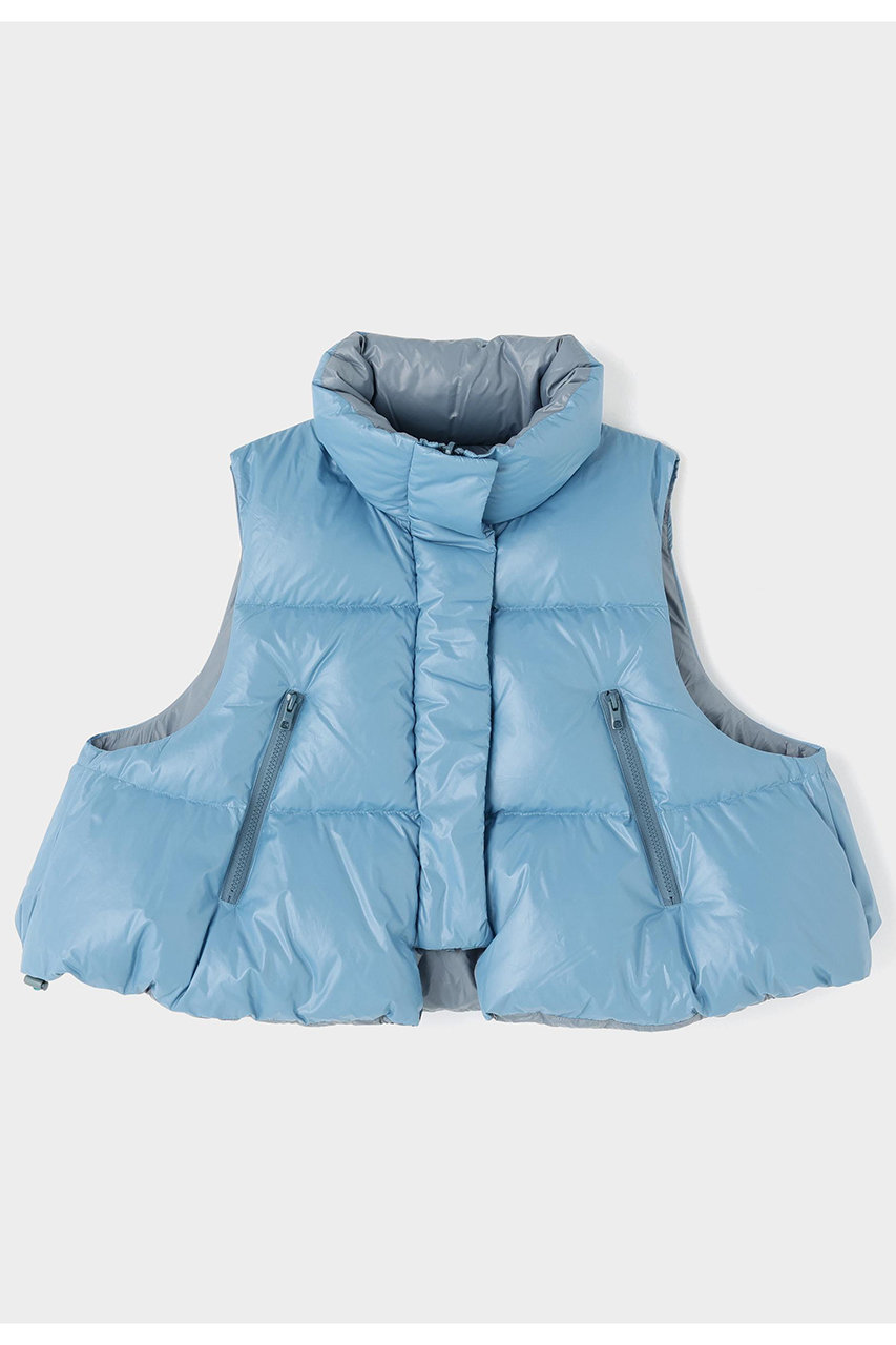 ル フィル/LE PHILのリバーシブルボリュームダウンベスト(ブルー/5344250907)