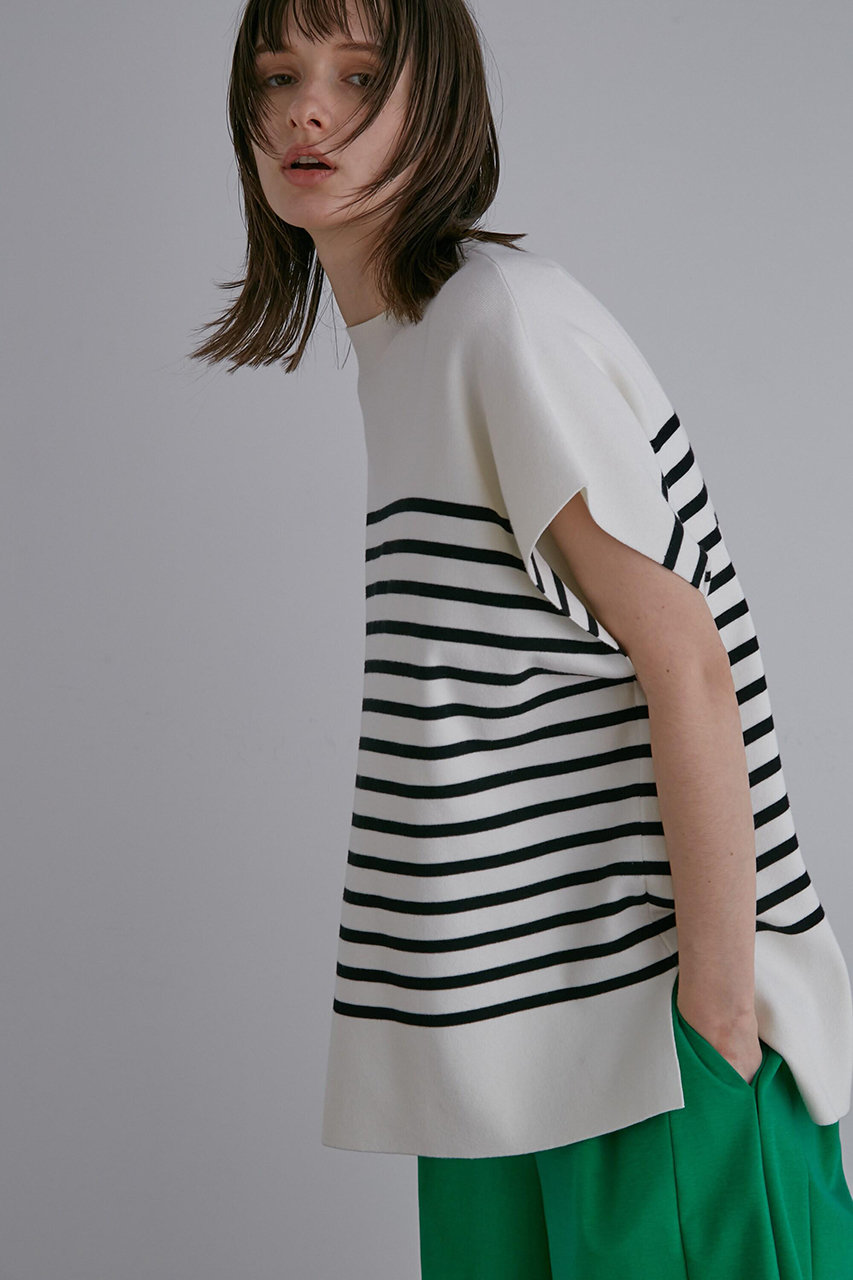 ル フィル/LE PHILの《LE PHIL》ノースリーブニット(ホワイト/5342170413)