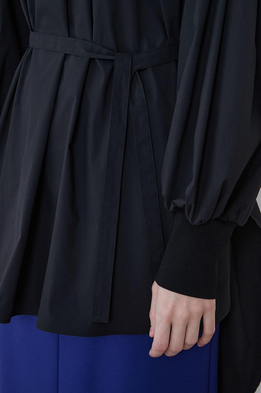 LE PHIL(ル フィル)｜《LE PHIL》ストレッチブロードブラウス/ブラック