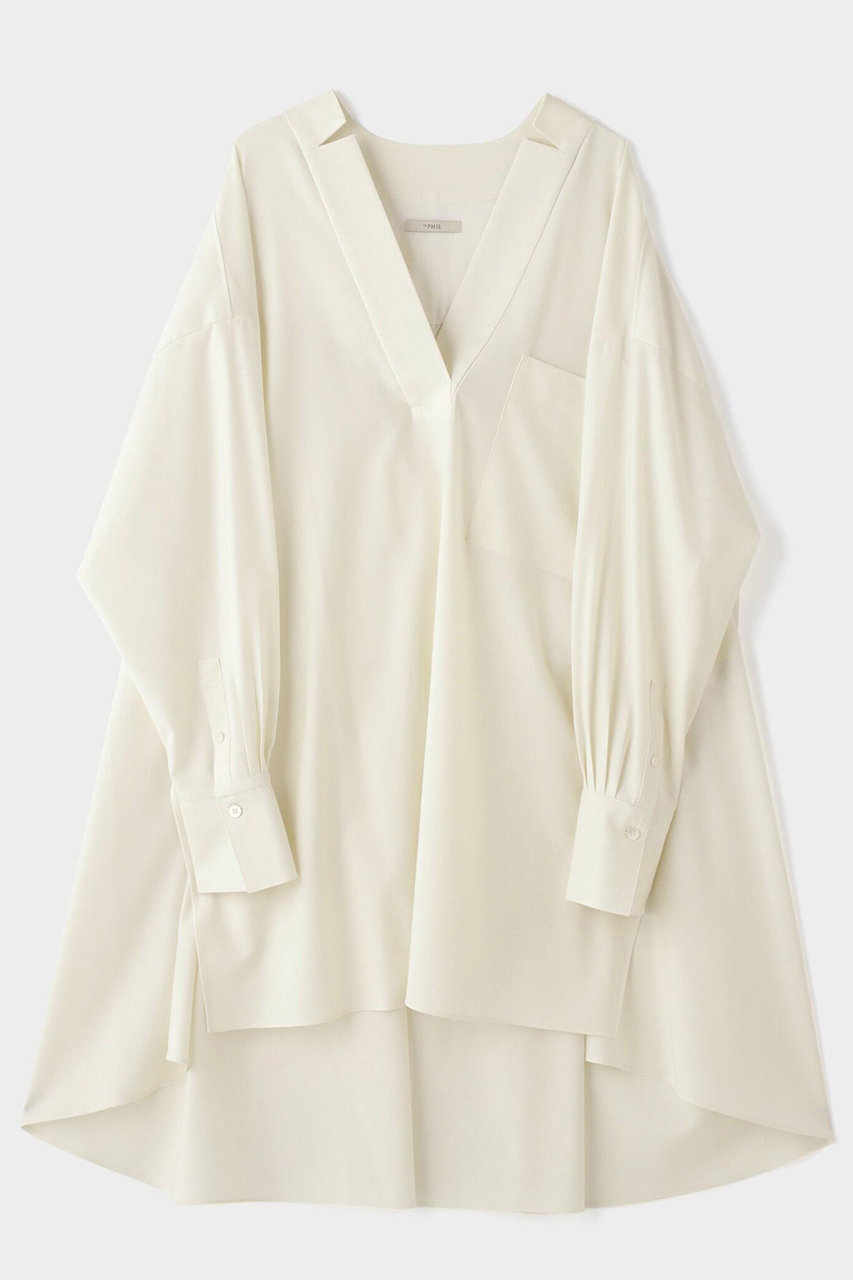 LE PHIL ル フィル ドライウールブラウス　ベージュ　ナチュラル LE PHIL ル フィル ドライウールブラウス ベージュ ナチュラル