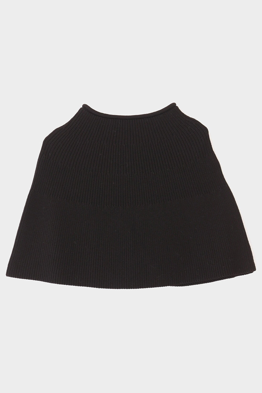 LE PHIL(ル フィル)｜ソフトヴィスニットケープ/ブラック の通販