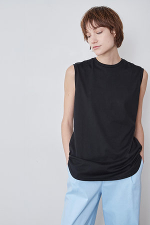 ル フィル/LE PHILのコットンノースリーブカットソー(110100/110101)