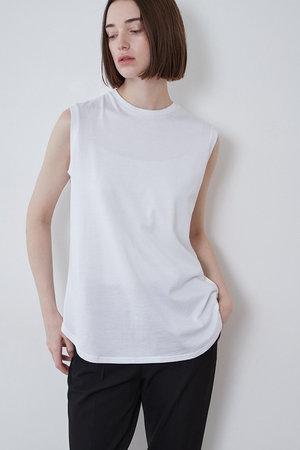 ル フィル/LE PHILのコットンノースリーブカットソー(110100/110101)