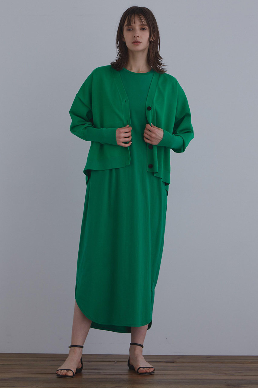 LE PHIL(ル フィル)｜ライトコンパクトカーディガン/グリーン の通販