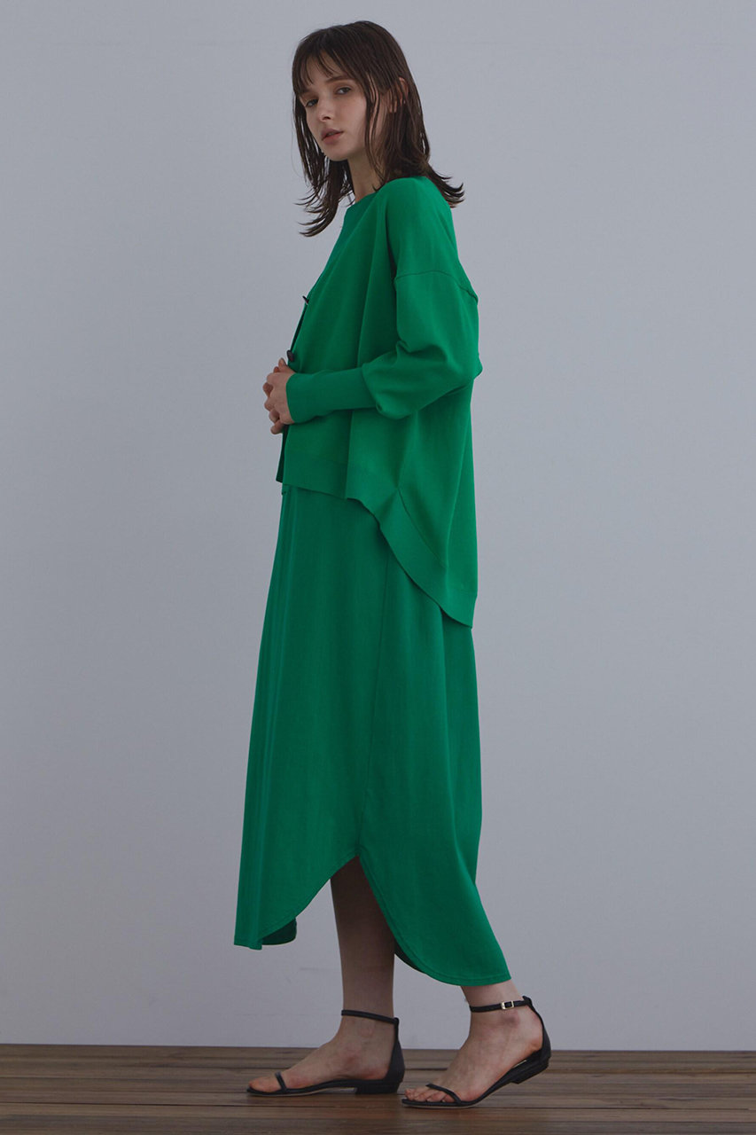 LE PHIL(ル フィル)｜ライトコンパクトカーディガン/グリーン の通販