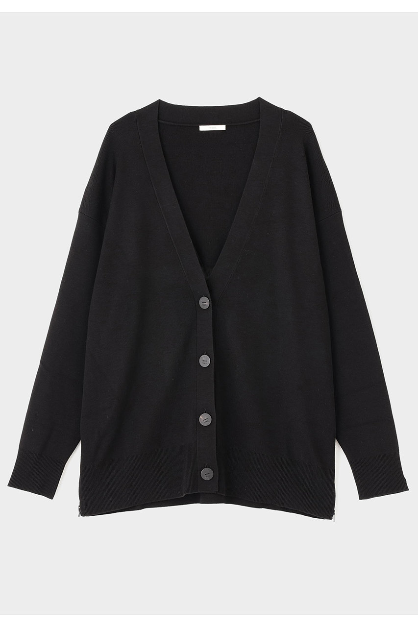 ル フィル/LE PHILのウールハイゲージカーディガン(ブラック/5343270063)