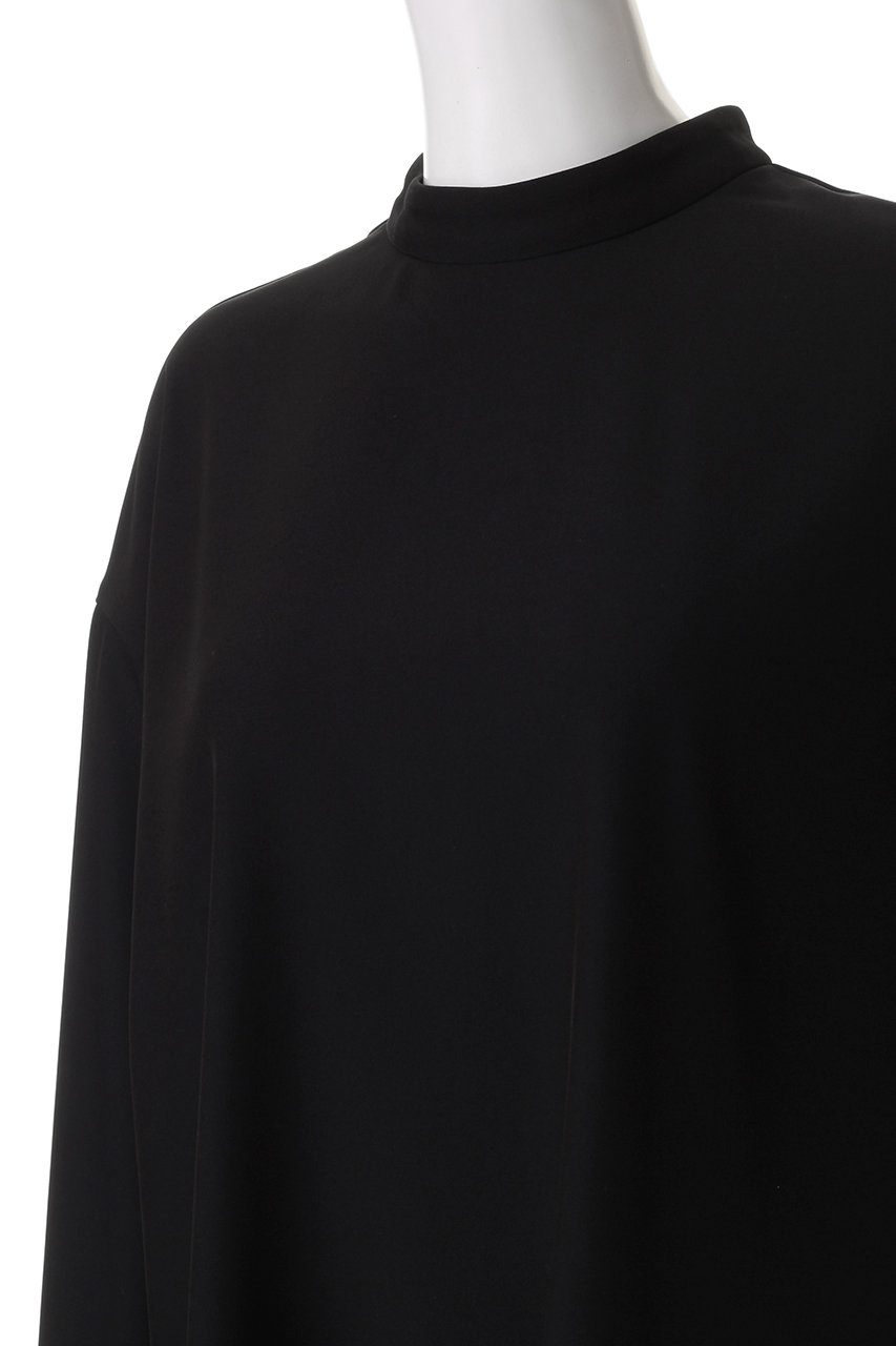 LE PHIL(ル フィル)｜2WAYツイルブラウス/ブラック の通販｜ELLESHOP