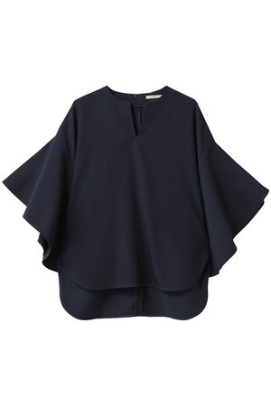 ル フィル/LE PHILの2WAYツイルフレアブラウス(110400/110402)