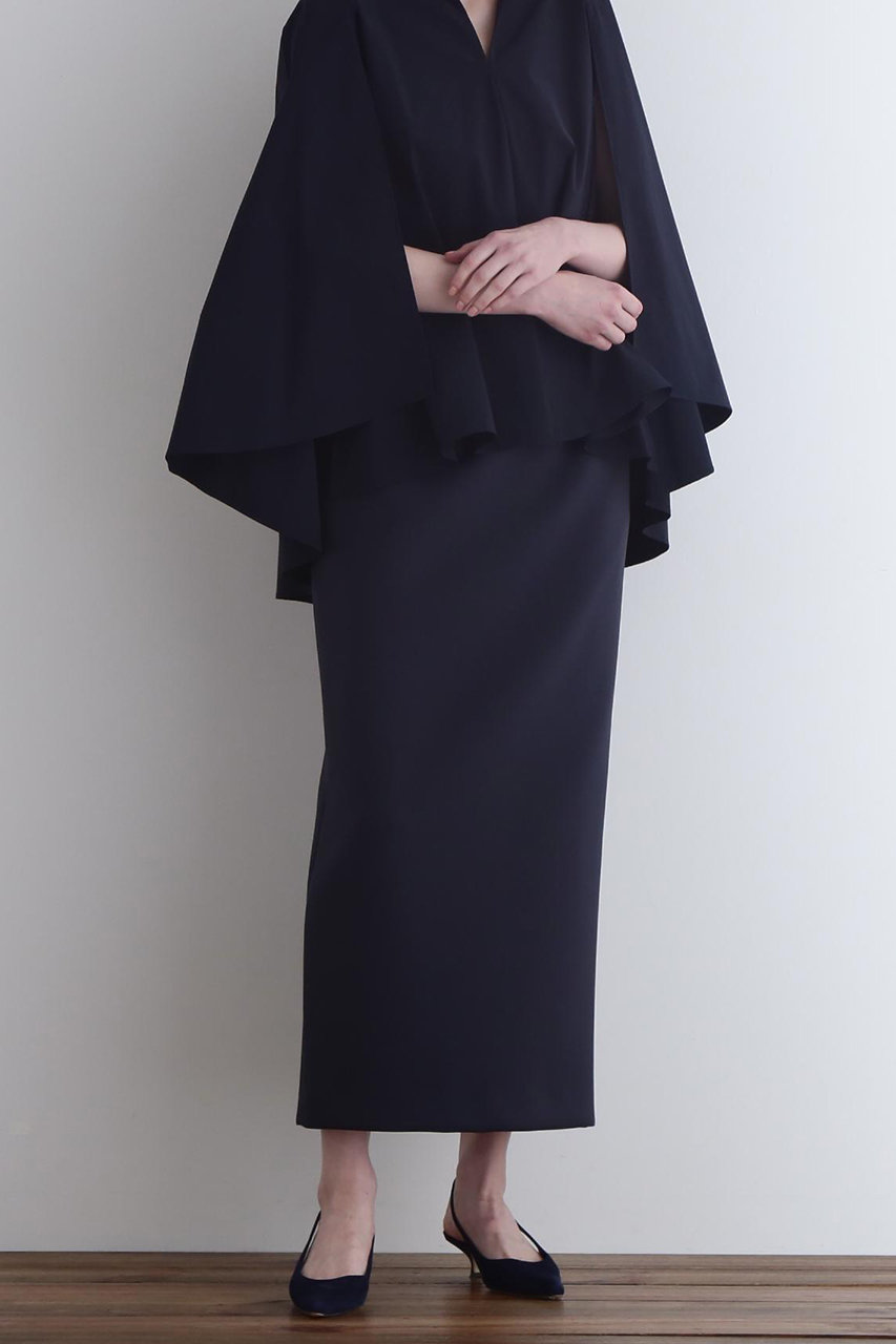 ル フィル/LE PHILのスキューバジャージースカート(ネイビー/5345920216)