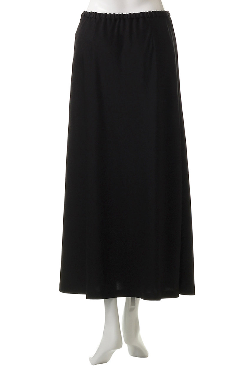 LE PHIL(ル フィル)｜クラシックサテンスカート/ブラック の通販