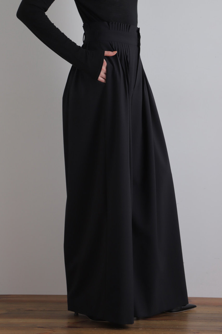 【トトロ】LE PHIL ブラック ドライウール キャミソールドレス LE PHIL（ル フィル） ワンピース ハイストレッチポンチカップイン