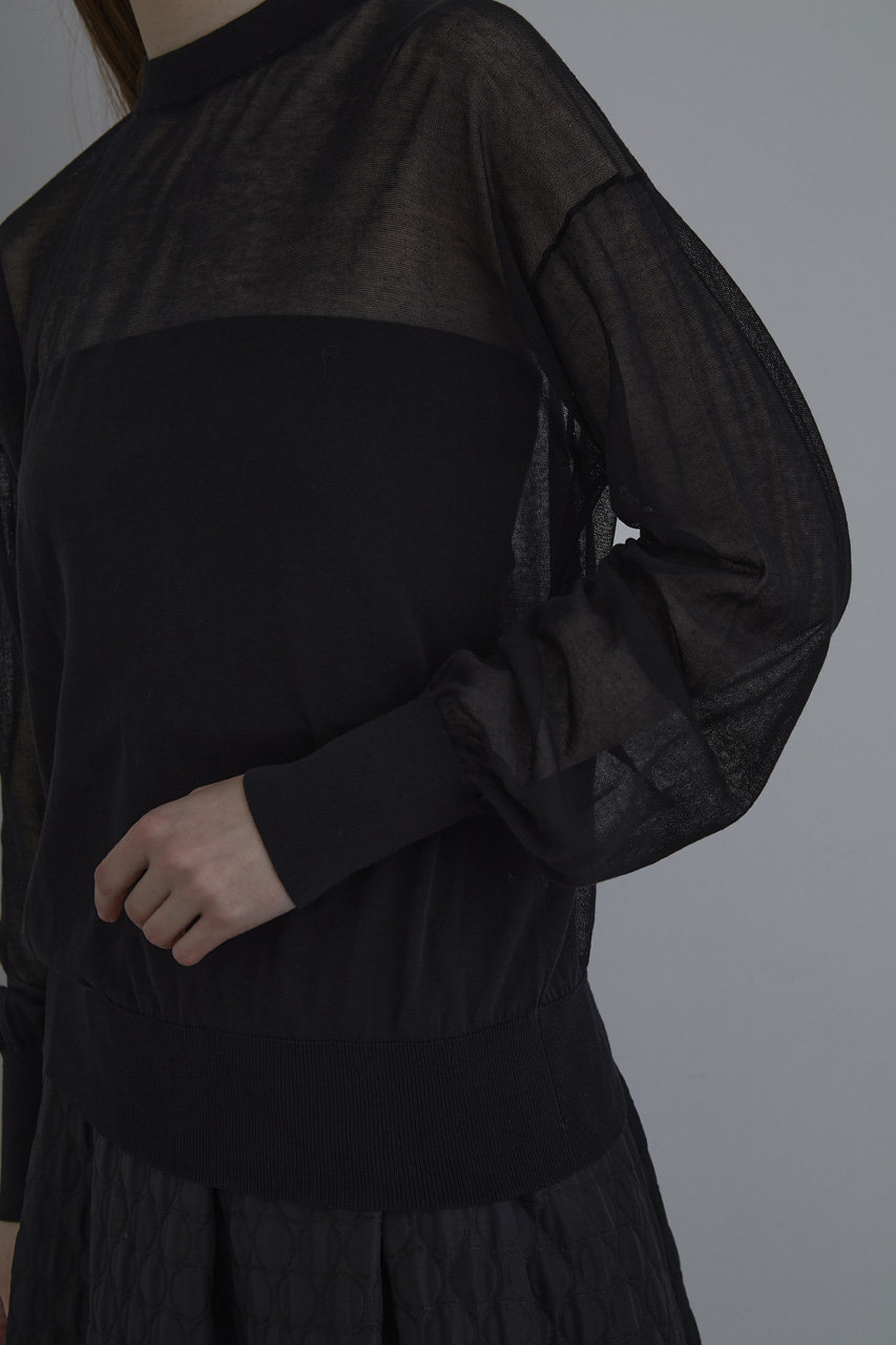 【新品・タグ付】lephil ルフィル シアーパフスリーブニット シアーパフスリーブニット | LE PHIL（ル フィル） ｜【公式】通販mix