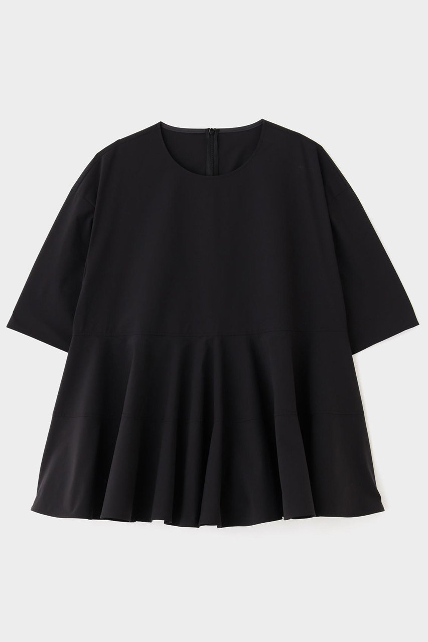 LE PHIL SOLOTEX ブロードフレアブラウス (ブラック, F) ル フィル ELLE SHOP LE PHIL SOLOTEX ブロードフレアブラウス (ブラック, F) ル フィル ELLE SHOP