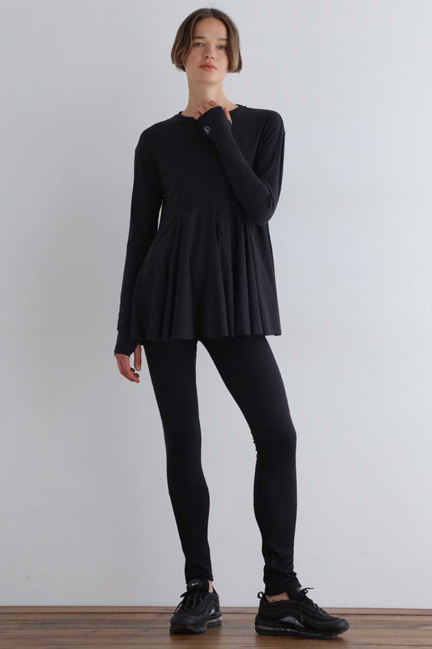 LE PHIL(ル フィル)｜【LE PHIL SPORTS】レギンスリブパンツ/ブラック