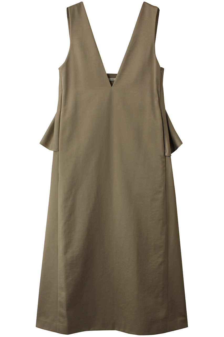 LE PHIL ナイロンバックサテンワンピース (ベージュ, 1) ル フィル ELLE SHOP LE PHIL ナイロンバックサテンワンピース (ベージュ, 1) ル フィル ELLE SHOP