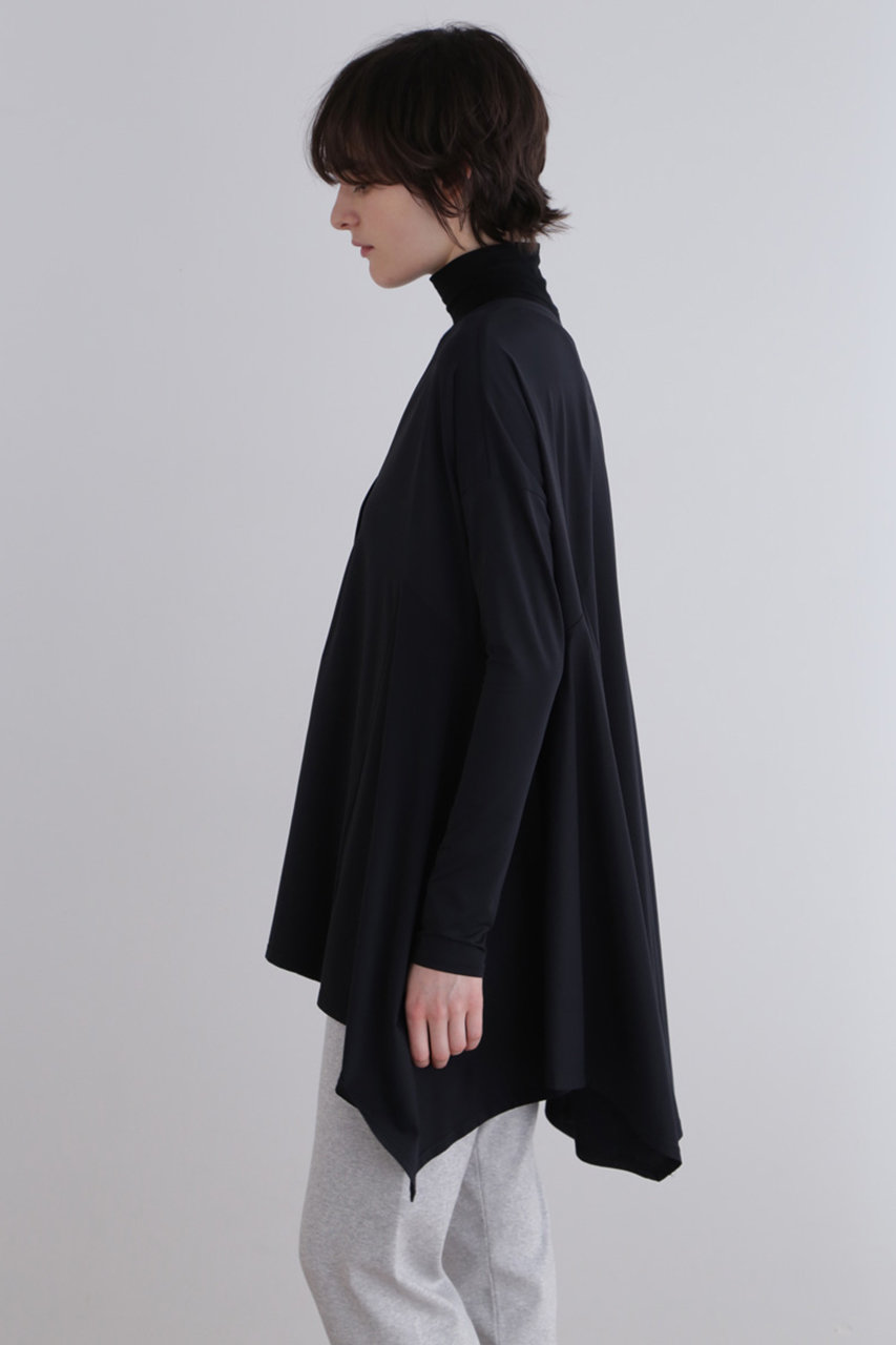 25SS LE PHIL ルフィル ベア天竺　カットソー　カーディガン　ブラック LE PHIL カーディガン ベア天竺 レディース : ZOZOTOWN Yahoo!店