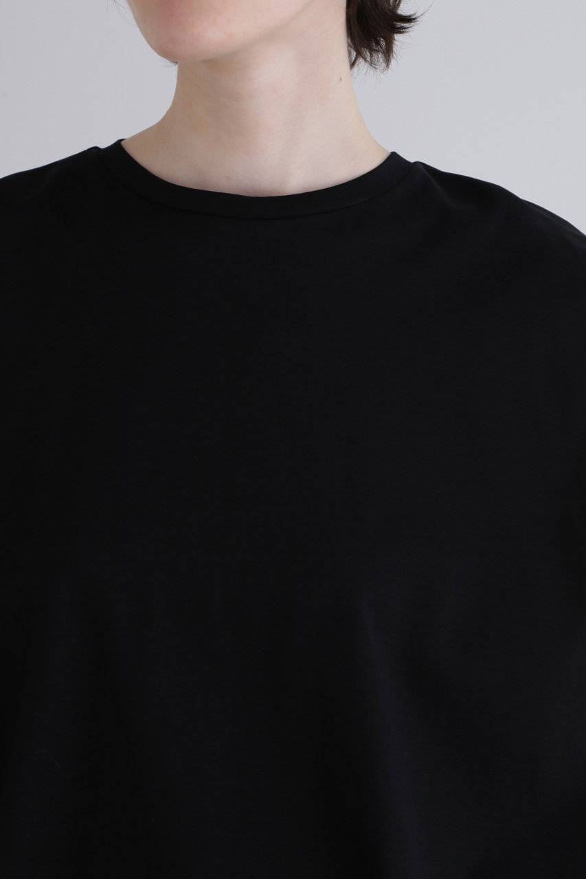 LE PHIL(ル フィル)｜シルキースムースノースリーブT/ブラック の通販