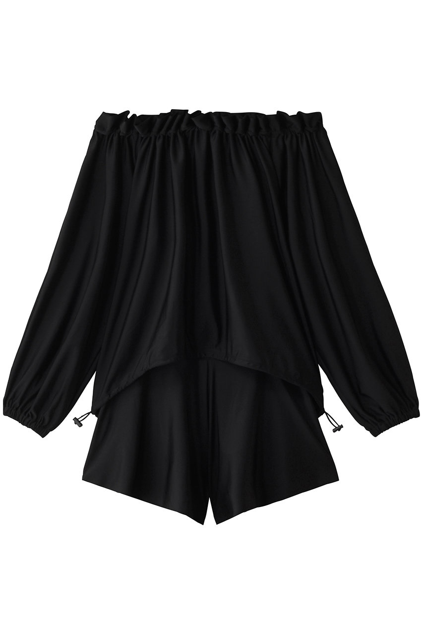LE PHIL LE PHIL x Reir 限定 UPF50+ トップス&ショートパンツセット (ブラック, 09(M)) ル フィル ELLE SHOP LE PHIL LE PHIL x Reir 限定 UPF50+ トップス&ショートパンツセット (ブラック, 09(M)) ル フィル ELLE SHOP