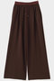 ヴィスポンチワイドパンツ ル フィル/LE PHIL ブラウン
