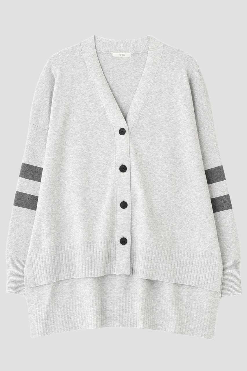 LE PHIL オーバーサイズカーディガン (グレー, F) ル フィル ELLE SHOP LE PHIL オーバーサイズカーディガン (グレー, F) ル フィル ELLE SHOP