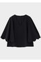 SOLOTEXブロードスカラップフレアスリーブブラウス ル フィル/LE PHIL ブラック