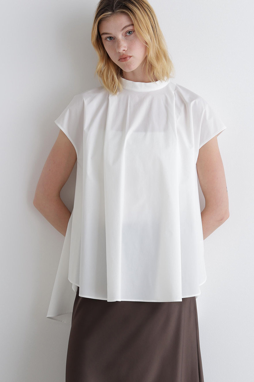 LE PHIL SOLOTEXノースリーブブラウス (ホワイト, F) ル フィル ELLE SHOP LE PHIL SOLOTEXノースリーブブラウス (ホワイト, F) ル フィル ELLE SHOP