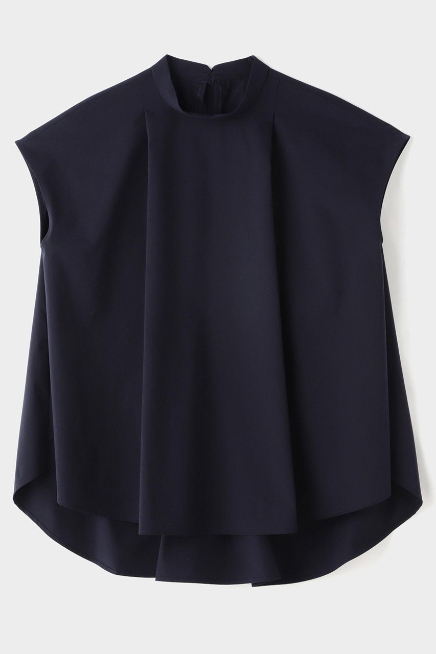 LE PHIL SOLOTEXノースリーブブラウス (ネイビー, F) ル フィル ELLE SHOP LE PHIL SOLOTEXノースリーブブラウス (ネイビー, F) ル フィル ELLE SHOP