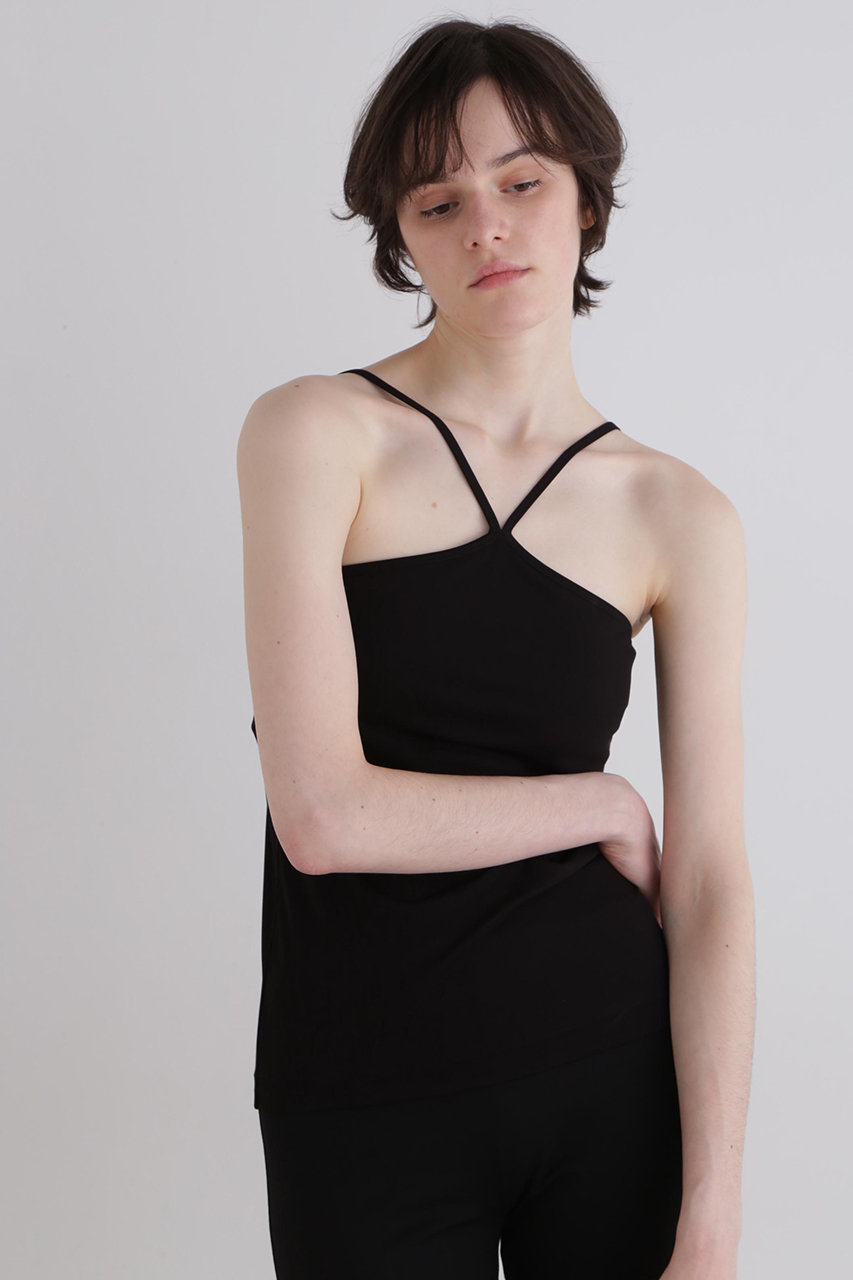 LE PHIL(ル フィル)｜カップインキャミトップV/ブラック の通販