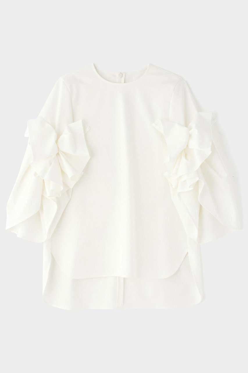 LE PHIL ハイストレッチポンチカットソー (ホワイト, F) ル フィル ELLE SHOP