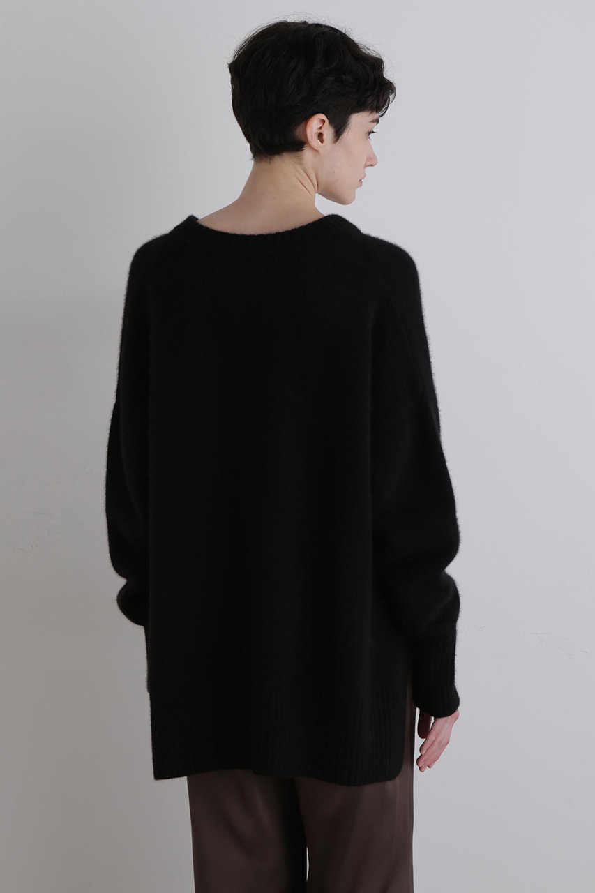 LE PHIL 黒の長袖トップス LE PHIL（ル フィル） ブラウス シャツ 2WAYツイルロングスリーブ