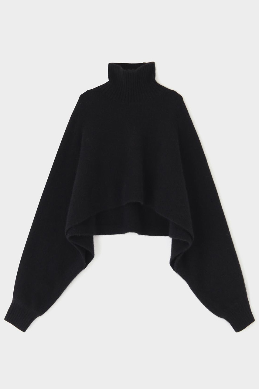 LE PHIL フォックス混ハイネックニット (ブラック, F) ル フィル ELLE SHOP LE PHIL フォックス混ハイネックニット (ブラック, F) ル フィル ELLE SHOP