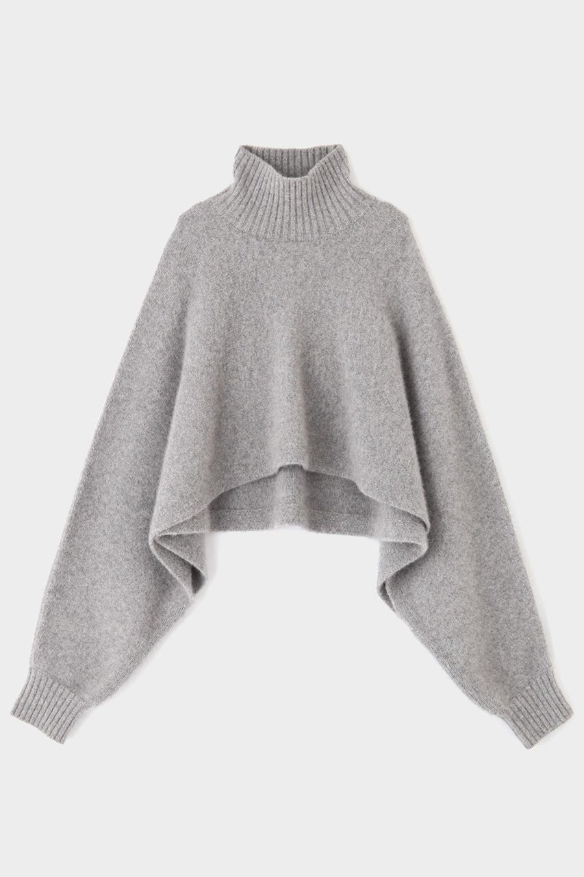 LE PHIL フォックス混ハイネックニット (グレー, F) ル フィル ELLE SHOP LE PHIL フォックス混ハイネックニット (グレー, F) ル フィル ELLE SHOP