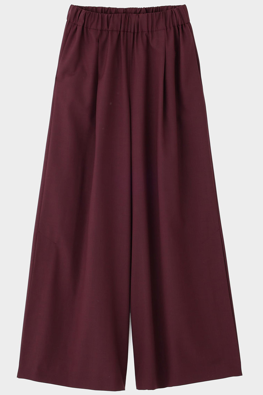 ル フィル/LE PHILのドライウールサイドベンツパンツ(ワイン/5345230800)