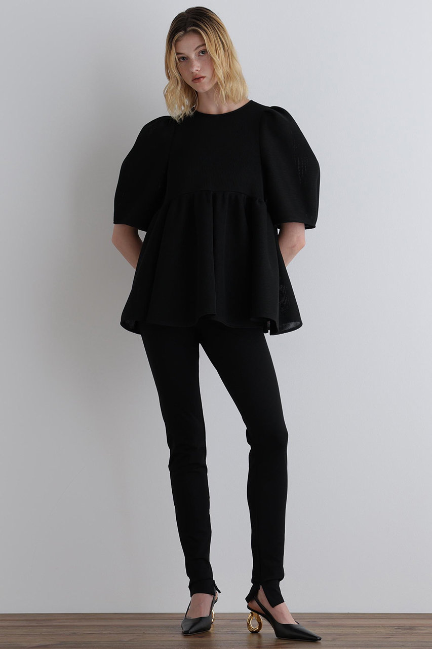 LE PHIL　ルフィル　ブラウス　カットソー　ブラック　極美品　25SS LE PHIL(ル フィル)｜【LE PHIL SPORTS】ナイロンフリルブラウス